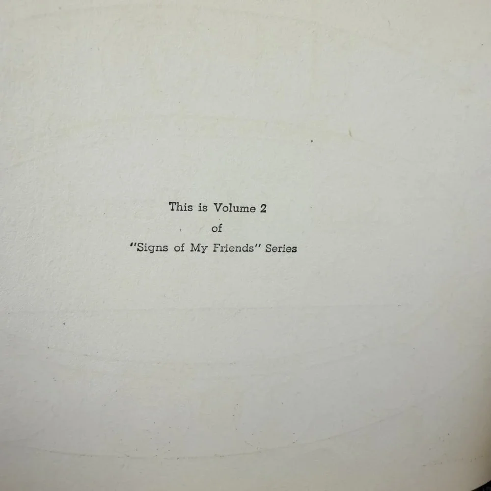 Vintage 1941 Signs of My Friends Vol 2 Autograph Zodiac Horoscope Birthday Book